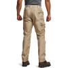 CQR Men’s Quick Dry Work Pants, Water Resistant Outdoor Tactical Pants, Lightweight Stretch Cargo Hiking Pants(Frontline Khaki)
