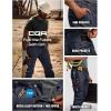 CQR Men’s Quick Dry Work Pants, Water Resistant Outdoor Tactical Pants, Lightweight Stretch Cargo Hiking Pants(Frontline Police Navy)