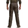 CQR Men’s Quick Dry Work Pants, Water Resistant Outdoor Tactical Pants, Lightweight Stretch Cargo Hiking Pants(Lumber Dark Brown)