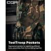 CQR Men’s Quick Dry Work Pants, Water Resistant Outdoor Tactical Pants, Lightweight Stretch Cargo Hiking Pants(Print Work Pants Woodland Olive)