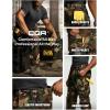 CQR Men’s Quick Dry Work Pants, Water Resistant Outdoor Tactical Pants, Lightweight Stretch Cargo Hiking Pants(Print Work Pants Woodland Olive)