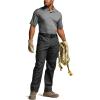 CQR Men’s Quick Dry Work Pants, Water Resistant Outdoor Tactical Pants, Lightweight Stretch Cargo Hiking Pants(Work Pants Black)