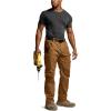 CQR Men’s Quick Dry Work Pants, Water Resistant Outdoor Tactical Pants, Lightweight Stretch Cargo Hiking Pants(Work Pants Copper Brown)