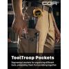 CQR Men’s Quick Dry Work Pants, Water Resistant Outdoor Tactical Pants, Lightweight Stretch Cargo Hiking Pants(Work Pants Cougar)