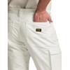 CQR Men’s Quick Dry Work Pants, Water Resistant Outdoor Tactical Pants, Lightweight Stretch Cargo Hiking Pants(Work Pants Frosted White)
