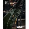 CQR Men’s Quick Dry Work Pants, Water Resistant Outdoor Tactical Pants, Lightweight Stretch Cargo Hiking Pants(Work Pants Green Kelp)