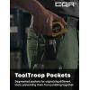 CQR Men’s Quick Dry Work Pants, Water Resistant Outdoor Tactical Pants, Lightweight Stretch Cargo Hiking Pants(Work Pants Green Kelp)