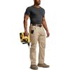 CQR Men’s Quick Dry Work Pants, Water Resistant Outdoor Tactical Pants, Lightweight Stretch Cargo Hiking Pants(Work Pants Khaki)