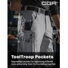 CQR Men’s Quick Dry Work Pants, Water Resistant Outdoor Tactical Pants, Lightweight Stretch Cargo Hiking Pants(Work Pants Stone)