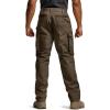 CQR Men’s Quick Dry Work Pants, Water Resistant Outdoor Tactical Pants, Lightweight Stretch Cargo Hiking Pants(Work Pants Tundra)