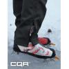 CQR Men’s Softshell Fleece Lined Winter Hiking Pants, Water Resistant Insulated Thermal, Outdoor Tactical Warm Snow Ski Pants(Expedition Black)
