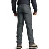 CQR Men’s Softshell Fleece Lined Winter Hiking Pants, Water Resistant Insulated Thermal, Outdoor Tactical Warm Snow Ski Pants(Expedition Charcoal)