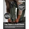 CQR Men’s Softshell Fleece Lined Winter Hiking Pants, Water Resistant Insulated Thermal, Outdoor Tactical Warm Snow Ski Pants(Expedition Olive)