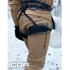 CQR Men’s Softshell Fleece Lined Winter Hiking Pants, Water Resistant Insulated Thermal, Outdoor Tactical Warm Snow Ski Pants(Recon Coyote)