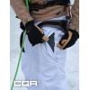 CQR Men’s Softshell Fleece Lined Winter Hiking Pants, Water Resistant Insulated Thermal, Outdoor Tactical Warm Snow Ski Pants(Recon White)