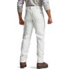 CQR Men’s Softshell Fleece Lined Winter Hiking Pants, Water Resistant Insulated Thermal, Outdoor Tactical Warm Snow Ski Pants(Recon White)