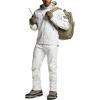 CQR Men’s Softshell Fleece Lined Winter Hiking Pants, Water Resistant Insulated Thermal, Outdoor Tactical Warm Snow Ski Pants(Recon White)