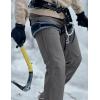 CQR Men’s Softshell Fleece Lined Winter Hiking Pants, Water Resistant Insulated Thermal, Outdoor Tactical Warm Snow Ski Pants(Recon Zen Grey)