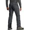 CQR Men’s Softshell Fleece Lined Winter Hiking Pants, Water Resistant Insulated Thermal, Outdoor Tactical Warm Snow Ski Pants(Teton Alpha Charcoal)