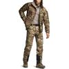 CQR Men’s Softshell Fleece Lined Winter Hiking Pants, Water Resistant Insulated Thermal, Outdoor Tactical Warm Snow Ski Pants(Teton Alpha Utility Camo)
