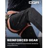CQR Men’s Softshell Fleece Lined Winter Hiking Pants, Water Resistant Insulated Thermal, Outdoor Tactical Warm Snow Ski Pants(Teton Black)