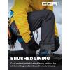 CQR Men’s Softshell Fleece Lined Winter Hiking Pants, Water Resistant Insulated Thermal, Outdoor Tactical Warm Snow Ski Pants(Teton Charcoal)