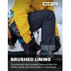 CQR Men’s Softshell Fleece Lined Winter Hiking Pants, Water Resistant Insulated Thermal, Outdoor Tactical Warm Snow Ski Pants(Teton Operator Navy)