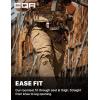 CQR Men’s Tactical Pants, Water Resistant Ripstop Cargo Pants, Lightweight EDC Work Hiking Pants, Outdoor Apparel