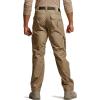 CQR Men’s Tactical Pants, Water Resistant Ripstop Cargo Pants, Lightweight EDC Work Hiking Pants, Outdoor Apparel