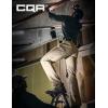 CQR Men’s Utility Flex Cargo Pants, Classic-Fit Casual Stretch Work Pants, Water Resistant Lightweight Tactical Hiking Pants(Negotiator Alamo Khaki)