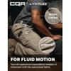 CQR Men’s Utility Flex Cargo Pants, Classic-Fit Casual Stretch Work Pants, Water Resistant Lightweight Tactical Hiking Pants(Negotiator Alamo Khaki)