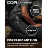 CQR Men’s Utility Flex Cargo Pants, Classic-Fit Casual Stretch Work Pants, Water Resistant Lightweight Tactical Hiking Pants(Negotiator Black)