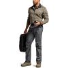 CQR Men’s Utility Flex Cargo Pants, Classic-Fit Casual Stretch Work Pants, Water Resistant Lightweight Tactical Hiking Pants(Negotiator Charcoal)