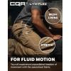 CQR Men’s Utility Flex Cargo Pants, Classic-Fit Casual Stretch Work Pants, Water Resistant Lightweight Tactical Hiking Pants(Negotiator Cougar)