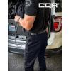 CQR Men’s Utility Flex Cargo Pants, Classic-Fit Casual Stretch Work Pants, Water Resistant Lightweight Tactical Hiking Pants(Negotiator Operator Navy)