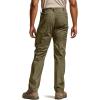 CQR Men’s Utility Flex Cargo Pants, Classic-Fit Casual Stretch Work Pants, Water Resistant Lightweight Tactical Hiking Pants(Negotiator Soil Green)