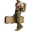 CQR Men’s Utility Flex Cargo Pants, Classic-Fit Casual Stretch Work Pants, Water Resistant Lightweight Tactical Hiking Pants(Negotiator Soil Green)