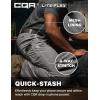 CQR Men’s Utility Flex Cargo Pants, Classic-Fit Casual Stretch Work Pants, Water Resistant Lightweight Tactical Hiking Pants(Negotiator Stone)