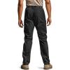 CQR Men’s Utility Flex Cargo Pants, Classic-Fit Casual Stretch Work Pants, Water Resistant Lightweight Tactical Hiking Pants(Sentinel Black)