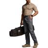 CQR Men’s Utility Flex Cargo Pants, Classic-Fit Casual Stretch Work Pants, Water Resistant Lightweight Tactical Hiking Pants(Sentinel Charcoal)