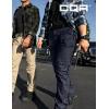 CQR Men’s Utility Flex Cargo Pants, Classic-Fit Casual Stretch Work Pants, Water Resistant Lightweight Tactical Hiking Pants(Sentinel Operator Navy)