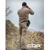 CQR Men’s Utility Flex Cargo Pants, Classic-Fit Casual Stretch Work Pants, Water Resistant Lightweight Tactical Hiking Pants(Tac Alamo Khaki)