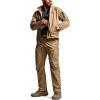 CQR Men’s Utility Flex Cargo Pants, Classic-Fit Casual Stretch Work Pants, Water Resistant Lightweight Tactical Hiking Pants(Tac Cougar)
