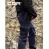 CQR Men’s Utility Flex Cargo Pants, Classic-Fit Casual Stretch Work Pants, Water Resistant Lightweight Tactical Hiking Pants(Tac Operator Navy)
