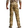 CQR Men’s Utility Flex Cargo Pants, Classic-Fit Casual Stretch Work Pants, Water Resistant Lightweight Tactical Hiking Pants(Tac Utility Camo)