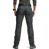 CQR Women’s Flex Stretch Tactical Pants, Water Resistant Ripstop Cargo Work Pants with Pockets for Outdoor & Hiking(Captain Carbon Grey)