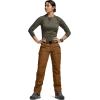 CQR Women’s Flex Stretch Tactical Pants, Water Resistant Ripstop Cargo Work Pants with Pockets for Outdoor & Hiking(Captain Copper Brown)