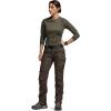 CQR Women’s Flex Stretch Tactical Pants, Water Resistant Ripstop Cargo Work Pants with Pockets for Outdoor & Hiking(Captain Dark Brown)