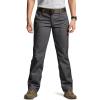 CQR Women’s Flex Stretch Tactical Pants, Water Resistant Ripstop Cargo Work Pants with Pockets for Outdoor & Hiking(Sub Rosa Charcoal)