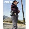 CQR Women’s Flex Stretch Tactical Pants, Water Resistant Ripstop Cargo Work Pants with Pockets for Outdoor & Hiking(Sub Rosa Charcoal)